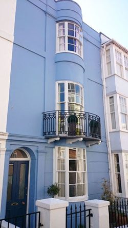 Finished sash window renovation Brighton, East Sussex