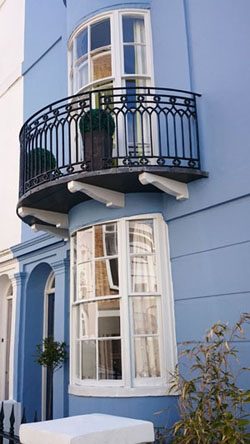 Finished sash window restoration in Brighton East Sussex