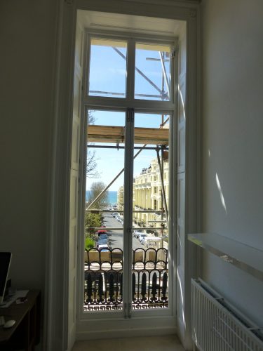 One of the completed finished French door sets that companies said that needed replacing in Brighton and Hove