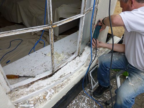 taking the glass out can take a very long time before the replacement window can be installed in worthing and brighton sussex
