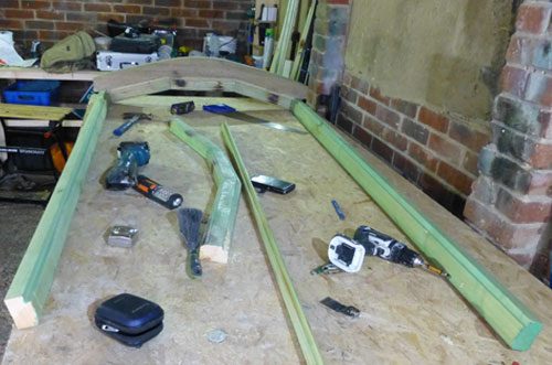 Before the window gets made we have to triple check everything in the workshop in Hove for when it is installed in Worthing West Sussex
