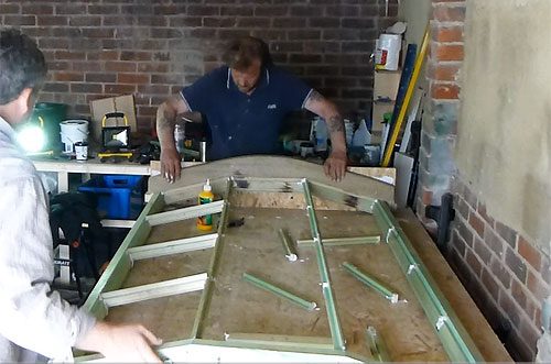Putting the new window together is always a treat when everything works, that is why patience is needed in abundance for this project being made in Hove east Sussex