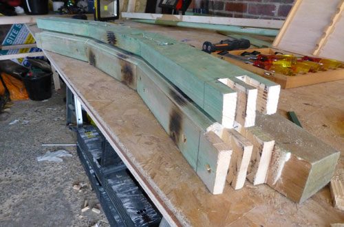 Finger joints were used in this replacement casement and sash window to make sure we had a solid fixing in Worthing West Sussex