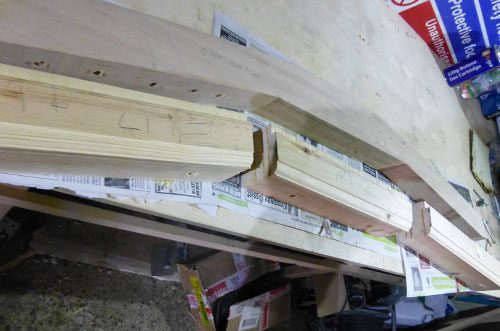 Checking the new window sills is very important when it comes to the curvature of a new bowed sill in Hove East Sussex for a project in worthing