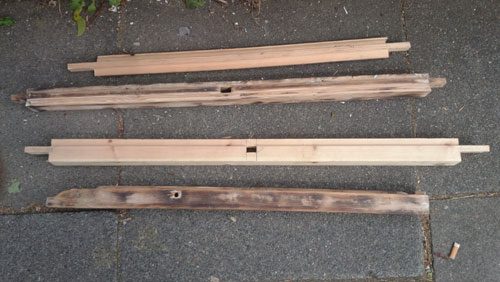 we make all our own parts and splice new timbers back onto the original sash window timbers in hove and portslade east sussex
