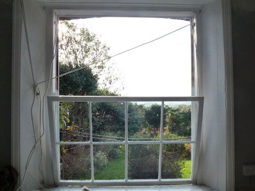 how we fit a sash window in Brighton and hove east Sussex with fitted draught proofing
