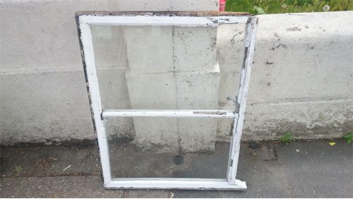 before the repairs and restoration begins you can see the extent of the damage that has been done in Portslade and Hove east Sussex