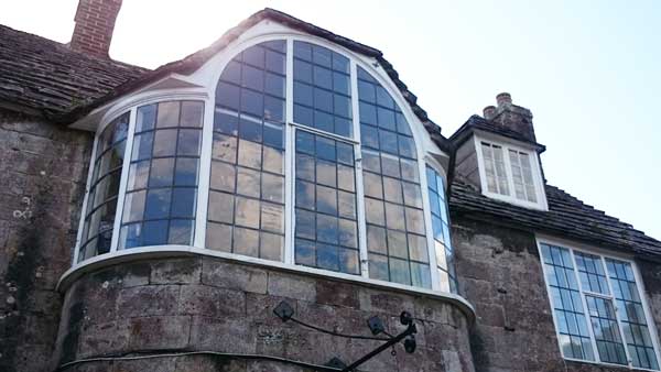 crown glass installed in Corfe 